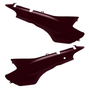 Imagem de Tampa Lateral Moto Honda Biz 100 1998 À 2005 Cromo Forte, VERMELHO IPI