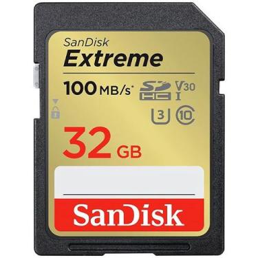 Imagem de Cartao de Memoria SD de 32GB Sandisk Extreme SDSDXVT-032G-Gncin - Pret