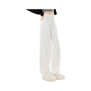 Imagem de Calças Jeans Térmicas De Cintura Alta Para Meninas, Quentes E Confortá