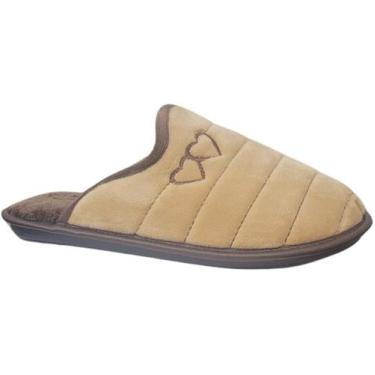 Imagem de Chinelo Pantufa Leffa Aveludado 787, Beige, 38
