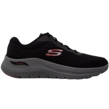 Imagem de Tênis Skechers Masculino Arch Fit Para Caminhada Resistente, Bkrd, 41