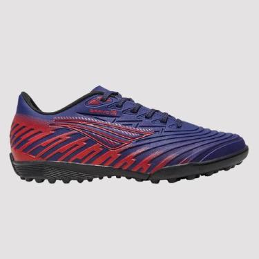 Imagem de Chuteira society penalty bravo y-3, 37, Marinho, Vermelho