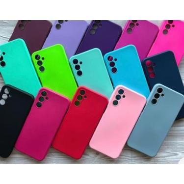 Imagem de  Capa Case Capinha Samsung A14 Silicone/Roxa Clara  - msimports