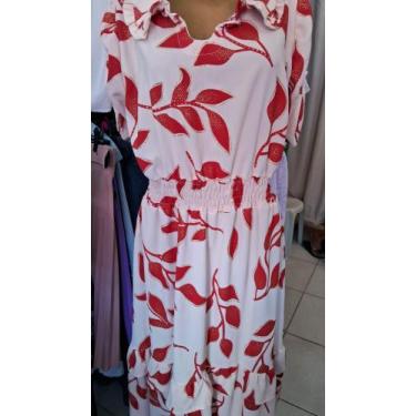 Imagem de Vestido social feminino - Meire feshion , Branco, M
