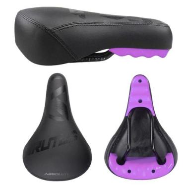 Imagem de Selim Absolute Brutus Bike Mtb Bmx Cores, Preto, Roxo