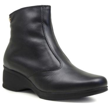 Imagem de Bota Feminina Kansas Anabela Conforto forro em tecido Ref.:620, Couro 