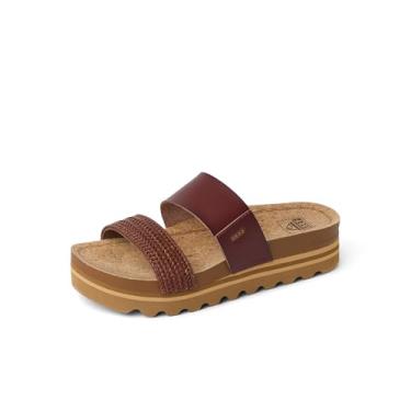 Imagem de REEF Sandália feminina Cushion Vista Hi Platform, Chocolate, 38