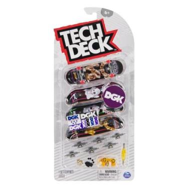 Imagem de Tech Deck Kit 4 Skate de Dedo Coleção DGK - Sunny