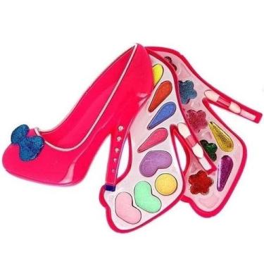 Imagem de Kit Maquiagem Infantil Sapatinho - Importado