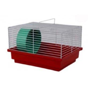 Imagem de Gaiola Hamster Básica Brasileirinha - AGRODOG, Vermelho