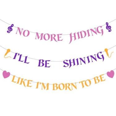 Imagem de Banner de Festa com Glitter CHOOSE-IT Born to Shine Decor