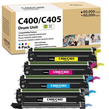 Imagem de Kit de 4 unidades de cilindro VivEto C400 C405 com chip