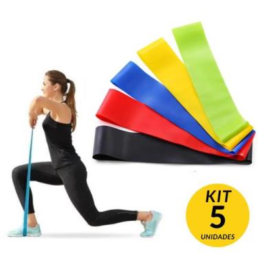 Imagem de Elástico Exercício Treino Funcional Academia Casa Exercício Funcional 