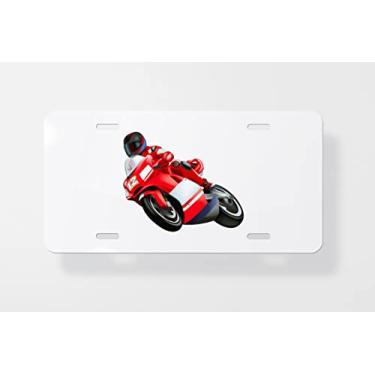 Imagem de Capa para placa de carro de motocicleta 5 - Capa para placa de carro - Capa de moldura para placa de carro - 15 x 30 cm