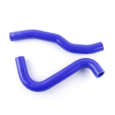 Imagem de LUXERAD 3 camadas de 4,5 mm de desempenho de silicone para refrigerante para Fo rd Fiesta ST150 RMS24C (azul)
