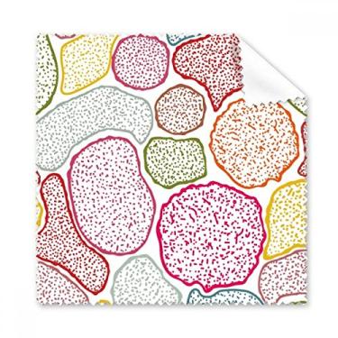 Imagem de Pano de limpeza biológico com estrutura de células de microscópio colorido, 5 peças