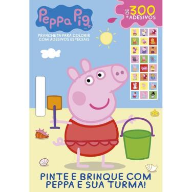 Imagem de Peppa Pig - Prancheta para Colorir com Adesivos