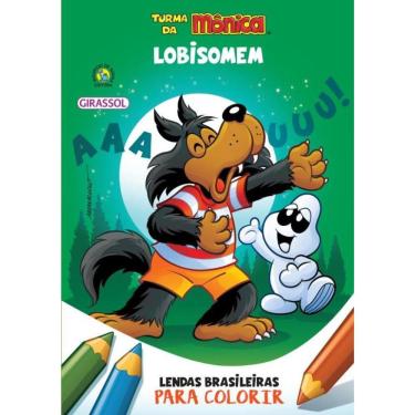 Imagem de Turma Da Monica - Lendas Brasileiras Para Colorir - Lobisomem