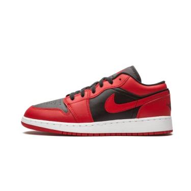 Imagem de Nike Kids Air Jordan 1 Low GS Reverse Bred Basketball Shoes (5)