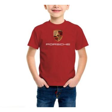Imagem de Camiseta Porsche Infantil - Tritop Camisetas