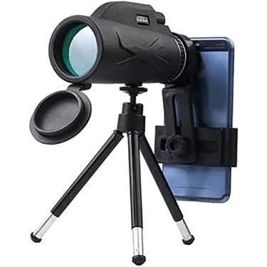 Imagem de Telescópio Monocular de Alta Potência 80x100 com Telescópio Múltiplo BAK5 Portátil - Lente de Zoom Revestida Profissional À Prova D' Água ou Acampamento para Observação de Pássaros