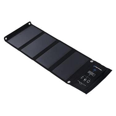 Imagem de Almofada de carregamento solar dobrável carregador solar à prova d'água ampla compatibilidade com câmera digital portátil segura