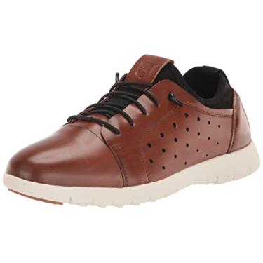 Imagem de STACY ADAMS Tênis unissex infantil Halden com renda elástica, Calçados Conhaque, 12 Big Kid