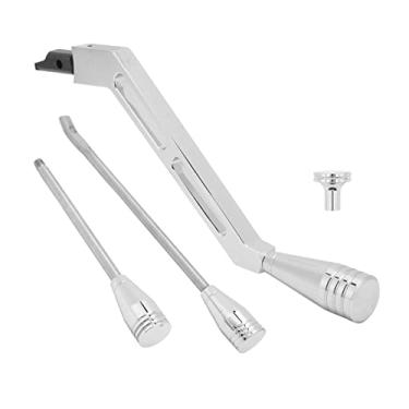 Imagem de Alavanca de Coluna de Sinal de Direção Automotivo Alavanca de Coluna de Sinal de Direção Aço Inoxidável à Prova de Ferrugem Galvanizado Polido Billet Substituição Alavanca de