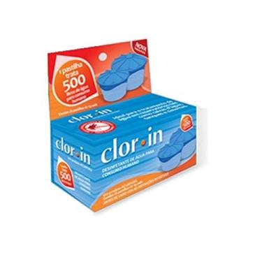Imagem de Cloro em Pastilhas para Caixas D'Água Clorin 25 un. 1g 500L