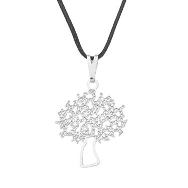 Imagem de Colar Árvore da Vida 18mm - Sunshine Cristais Cor:Prata