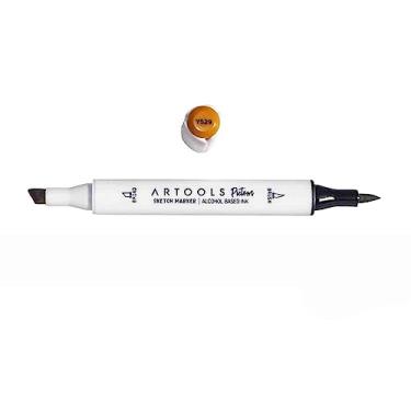 Imagem de Marca Texto Artools Pictom Pontas Broad e Brush Amarelo Y529