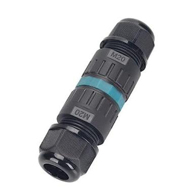 Imagem de Conector de cabo impermeável EWM20 IP68 instala rapidamente conector de junção elétrica de caixa de junção (AC 450V, 24A), 2 vias 2/3/pino (EWM20-2PIN)