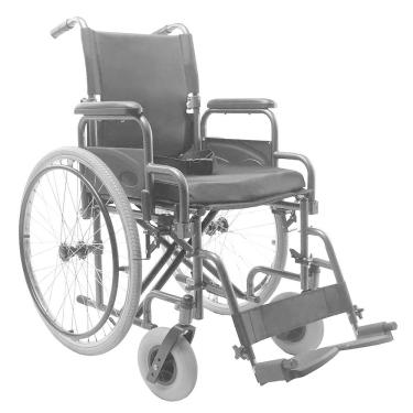 Imagem de Cadeira De Rodas Dobrável Em Aço 40Cm Manual Dellamed D400