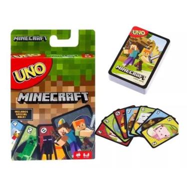 Imagem de Jogo De Cartas Uno Minecraft 112 Cartas - Mattel