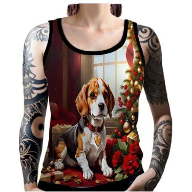 Imagem de Regata Camiseta Tshirt Natal Festas Beagle Cachorro Noel 2 - Enjoy Sho