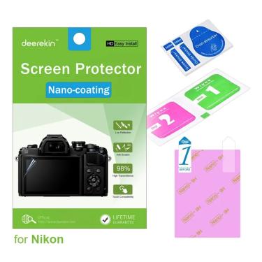 Imagem de Deerekin-protetor de tela hd com revestimento nano  para nikon coolpix a b500 p1000 a900 a300 a100