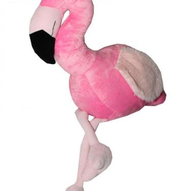 Imagem de Flamingo De Pelúcia Fofinho G 1Mt Decoração Quarto Festa Infantil - Bi