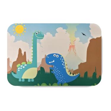 Imagem de Tapete Infantil Dinossauro Baby para Quarto 40x60cm