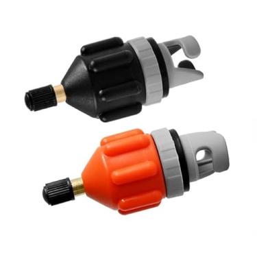 Imagem de LinaLife Adaptador de bomba de compressor de SUP com 2 peças, adaptador de válvula de ar inflável, acessório de barco para barco inflável/prancha de stand up paddle / cama inflável e remo de surfe