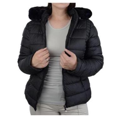 Imagem de Jaqueta Feminina Facinelli Peluciada Preta - 620288-Feminino