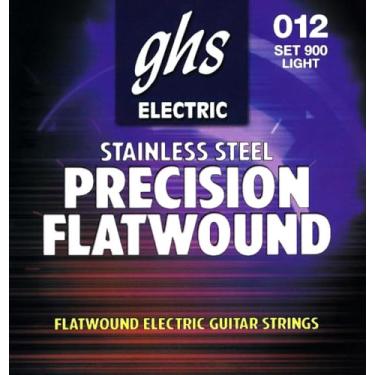 Imagem de GHS Strings 900 Sapatilhas de precisão, cordas de guitarra elétrica de aço inoxidável, luz (.012-.050)
