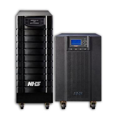 Imagem de Nobreak NHS Expert On Line 12000VA E. 220V (Mono) S. 120V (ou 220v 110V + 110V - Bifas) + Mód. Bateria 20x17Ah - 92.D4.120050