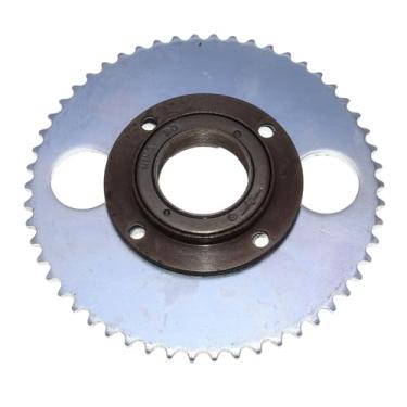 Imagem de Roda dentada de motocicleta T8F 54T Dente traseiro roda dentada com 4 furos 34 mm volante sem dentes para 47cc 49cc 2 tempos crianças chinesas mini moto bolso moto scooter a gás ATV Quad Pit Dirt Bike