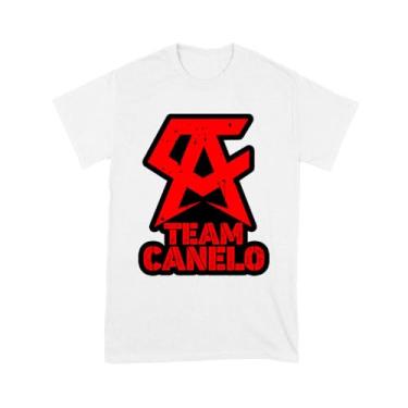 Imagem de Camiseta Team Canelo Alvarez Boxing Champion Supporter - Mostre seu orgulho de lutador, Branco, P