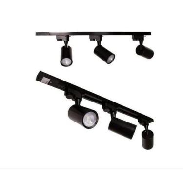 Imagem de Kit Trilho Eletrificado 1 Metro Com 3 Spots 7w BF - Bela Home