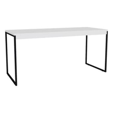 Imagem de Mesa Pé De Ferro Diretor 1,20 - JM3, Branco