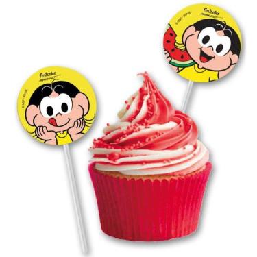 Imagem de 8 Picks Topo Decoração Doces Festa Magali Turma da Mônica - Festcolor