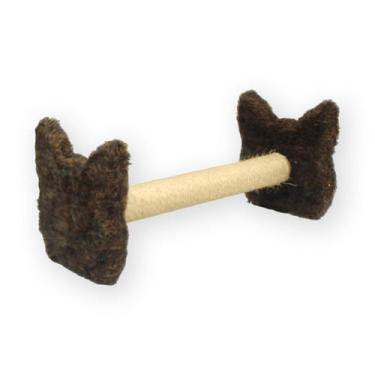 Imagem de Arranhador Para Gatos Com Sisal Poste Horizontal Cara de Gato - Miupet