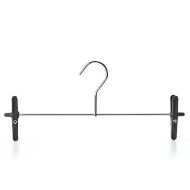 Imagem de Cabide de Metal Adulto c/grampos 35 cm - 2024 - IOPLAST, Preto, 100 pe