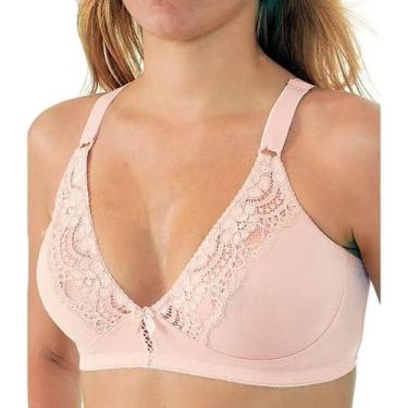 Imagem de Sutiã Plus Size Leann/Disfarce 1790 Cetinete com Renda, 50, Bege